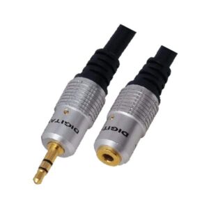 MX EP STEREO PLUG 3.5 mm TO MX EP STEREO SOCKET 3.5 mm CORD (TIP GOLD PLATED)