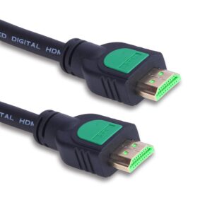 MX HDMI Male to HDMI Male Cord 2.0 V (3 Meter) 19pin High Speed HDMI Cable Supports 4K@30MHz, 2160p, 1080p & 3D and Audio Return for TV, Laptop, PC, Monitor & Projector (Black)