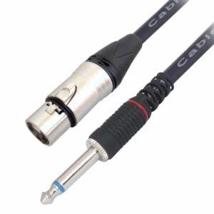 MX XLR 3 PIN MIC EXTENTION FEMALE TO P-38 MONO MALE CORD - MX 645
